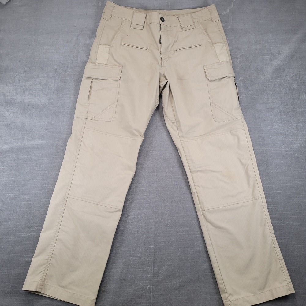 Propper Womens Tactical Cargo‎ Pants Tan Khaki Ripstop Work Utility Size 12